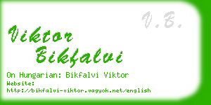 viktor bikfalvi business card